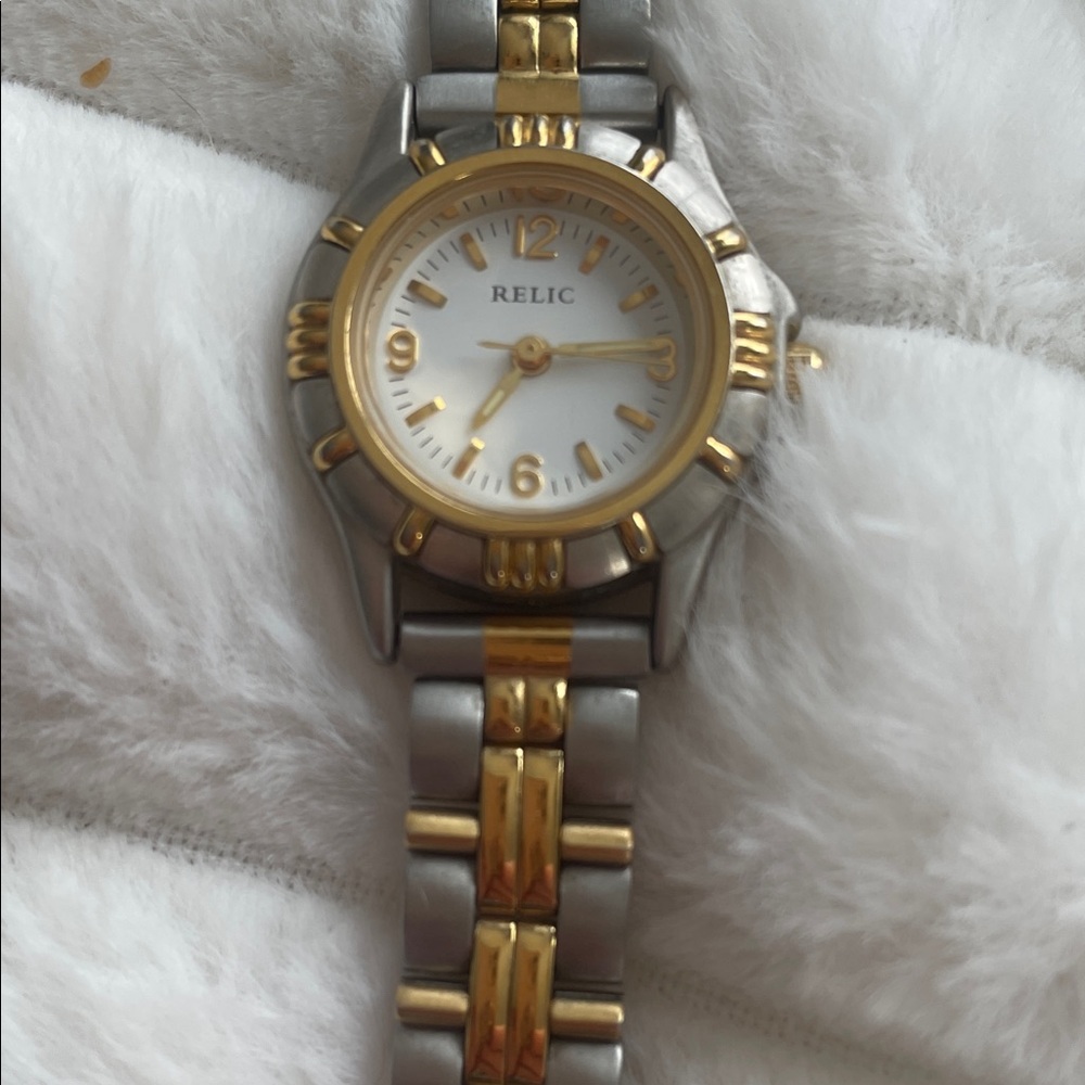 Relic Gold and Silver Tone Watch for women